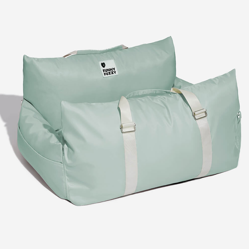 Waterproof Oxford Dog Car Seat Bed with Safety Pillows