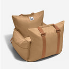 Waterproof Oxford Dog Car Seat Bed with Safety Pillows