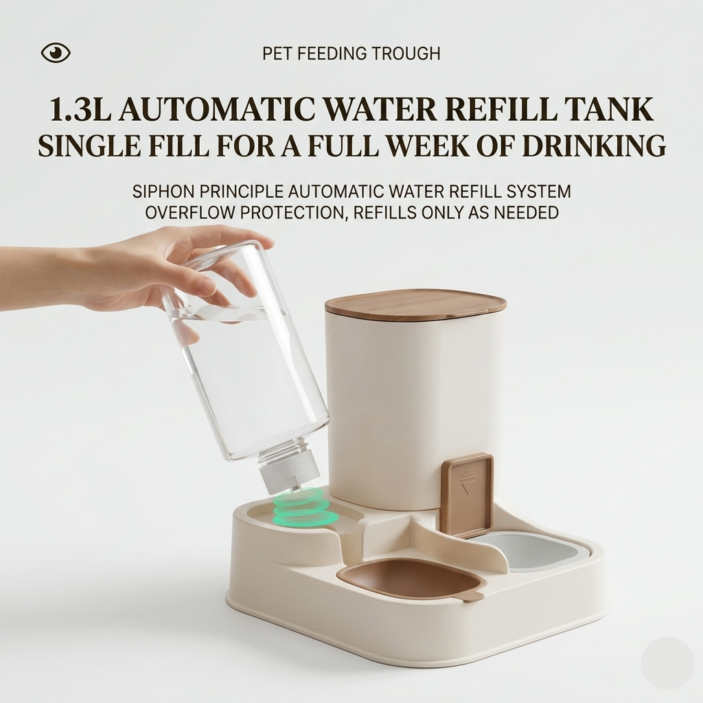Gravity Auto Feeder & Water Station for Cats & Dogs
