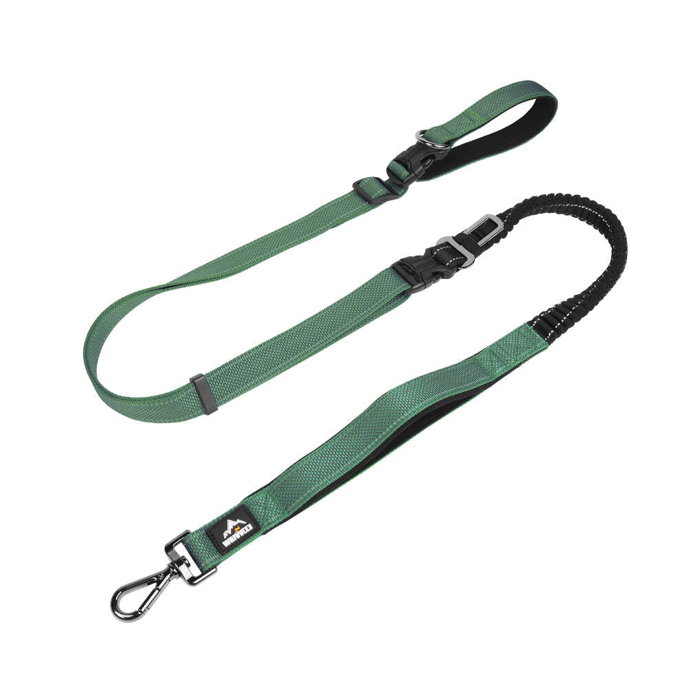 Heavy Duty Hands Free Dog Leash with Extra Handle – No Pull