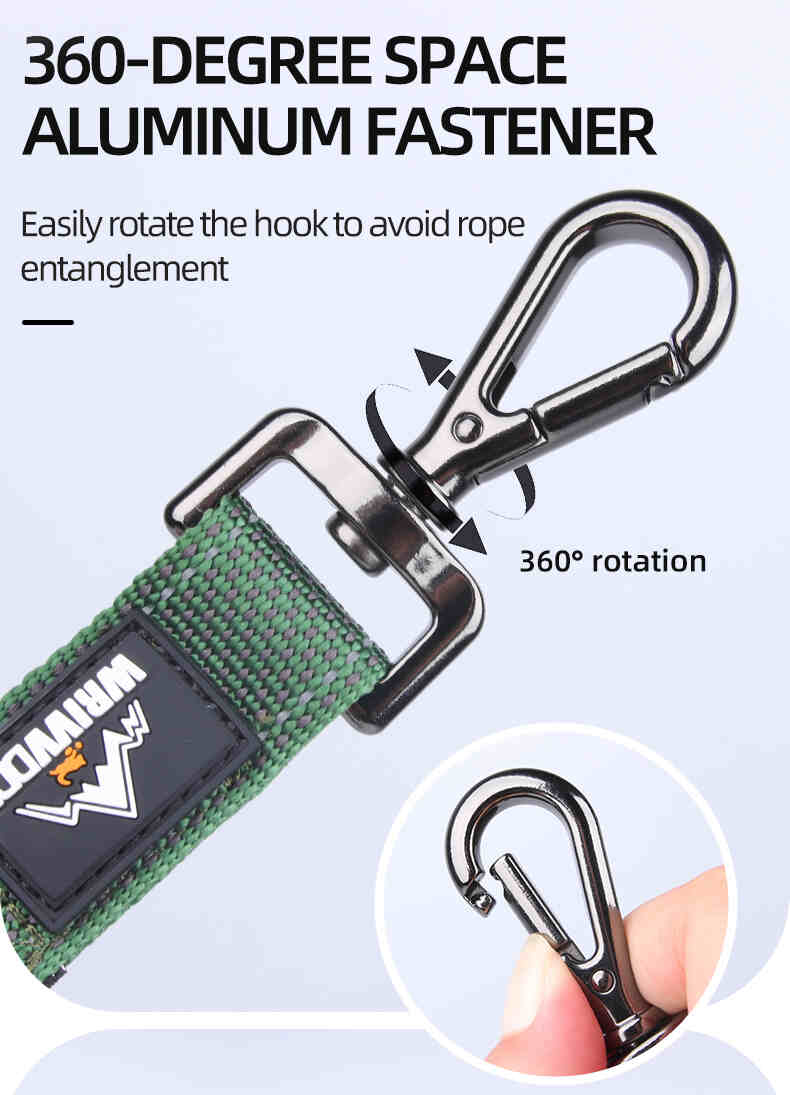 Heavy Duty Hands Free Dog Leash with Extra Handle – No Pull