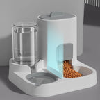 Dual Pet Food and Water Bowl – Large Capacity Feeding Station for Dogs and Cats