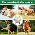 Interactive Rolling Ball Dog Toy with LED Lights & Music
