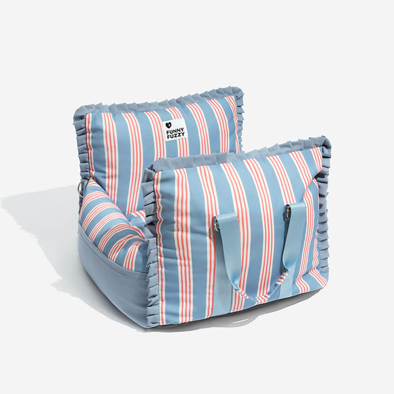 Waterproof Oxford Dog Car Seat Bed with Safety Pillows