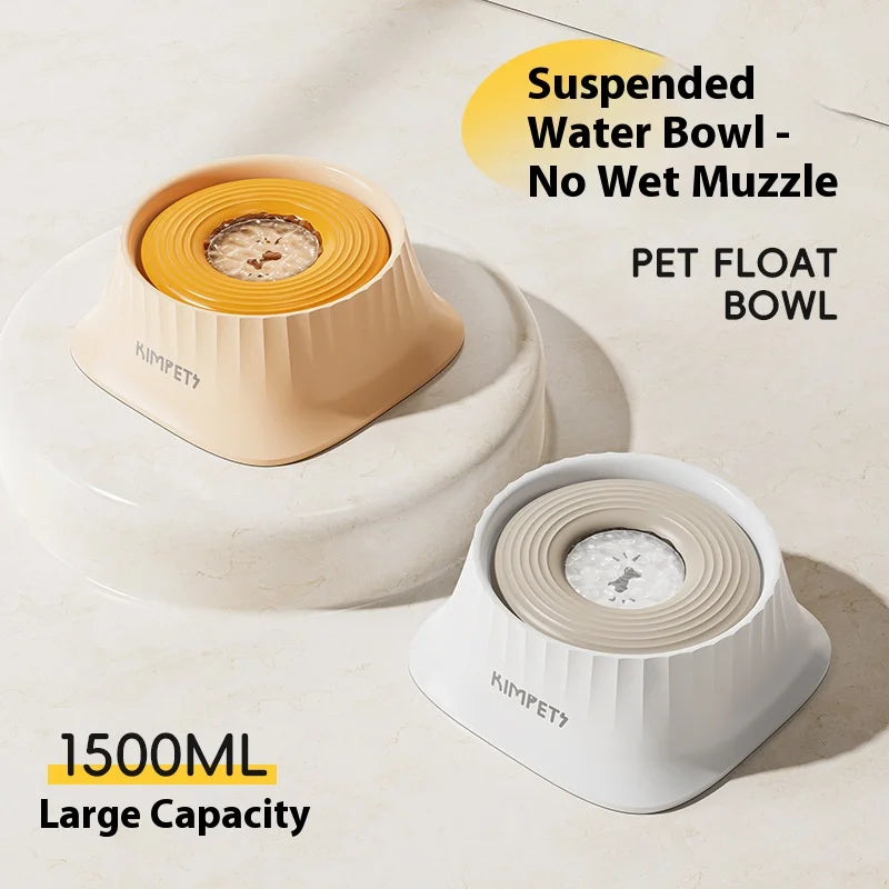 Slow Feeder Dog Bowl – Anti-Spill Water & Food Dish