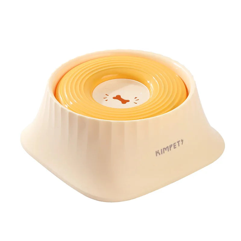 Slow Feeder Dog Bowl – Anti-Spill Water & Food Dish