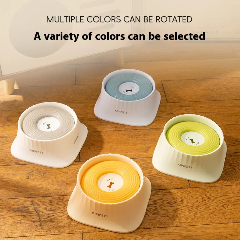Slow Feeder Dog Bowl – Anti-Spill Water & Food Dish