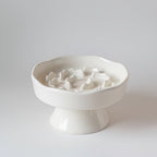Ceramic Elevated Slow Feeder Bowl for Dogs & Cats