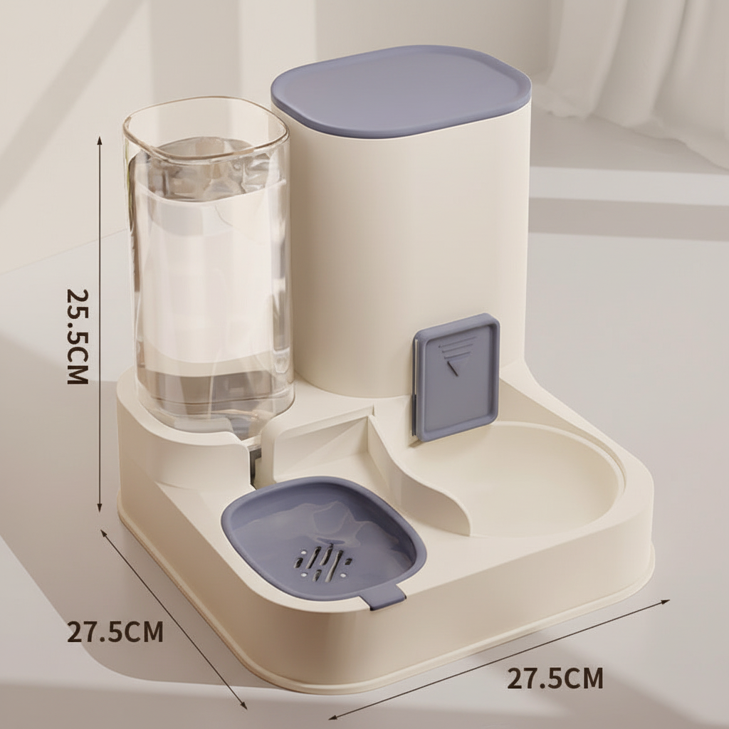 Gravity Auto Feeder & Water Station for Cats & Dogs