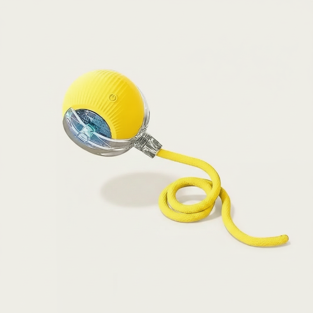 Smart Auto-Wake Ball Cat Toy – USB Rechargeable Interactive