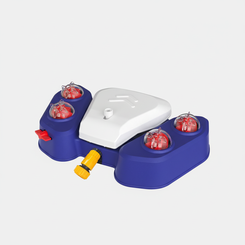 AquaPaw Dog Water Play Station – Pedal-Activated Outdoor Toy