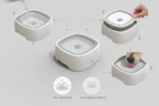 Slow Water Feeder Bowl for Dogs – Floating Plate Design