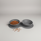Silicone Collapsible Slow Feeder Travel Bowl for Dogs