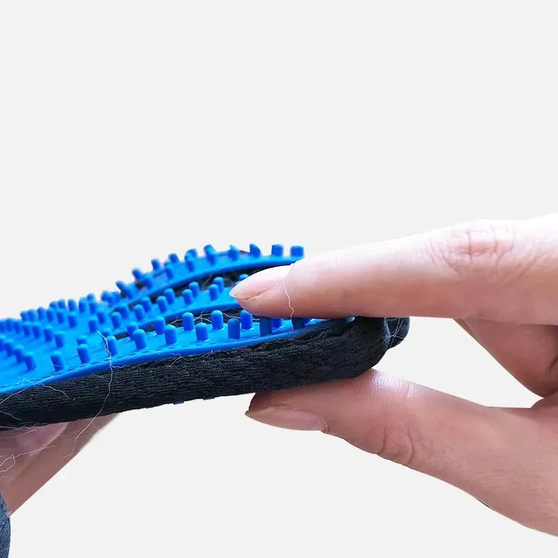Pet Grooming Glove Cat Dog Hair Removal Massage Brush