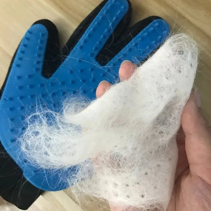 Pet Grooming Glove Cat Dog Hair Removal Massage Brush