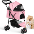 Portable Pet Stroller for Small Dogs & Cats – Foldable Travel Carrier