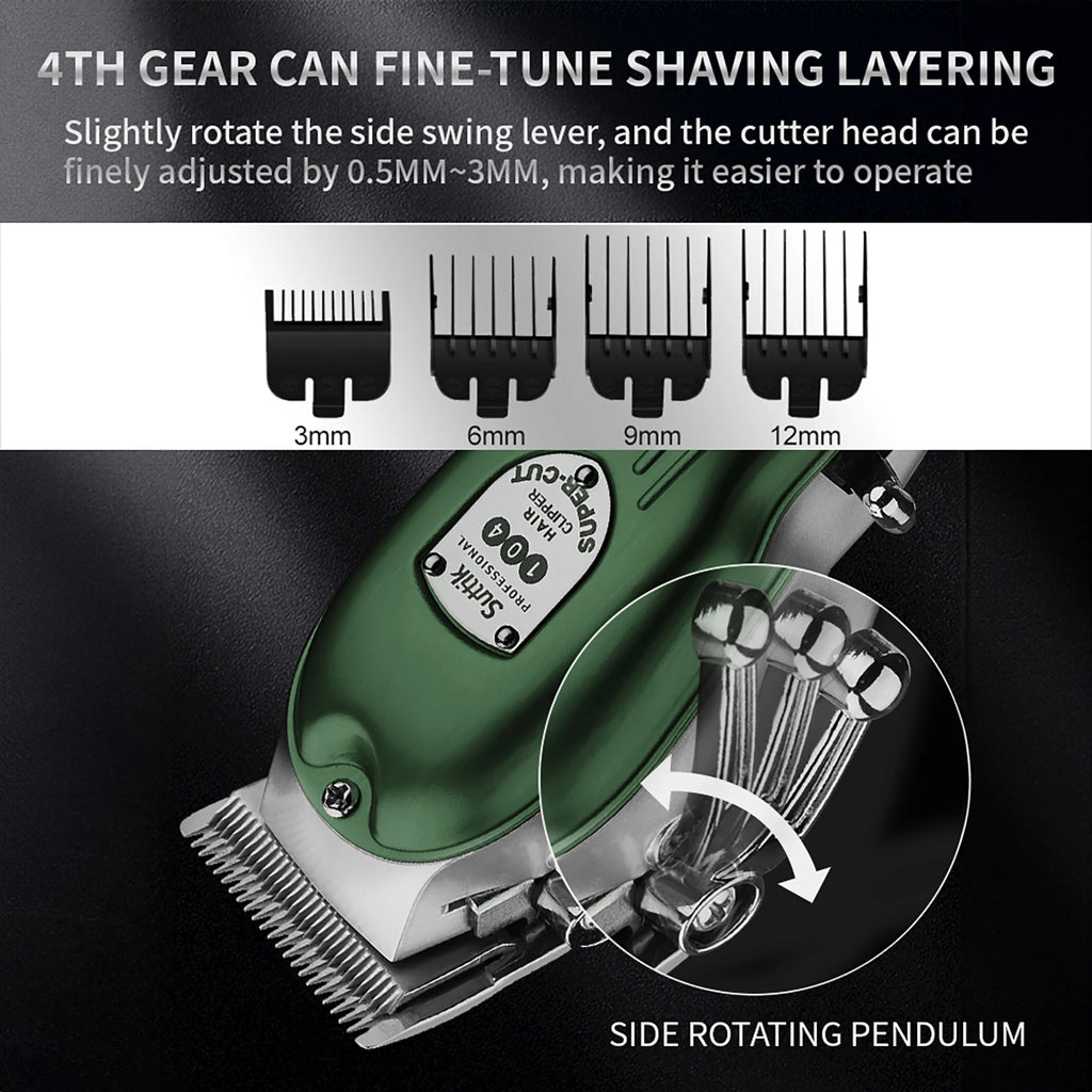 Professional Dog Hair Clipper All Metal Rechargeable Pet Grooming Trimmer