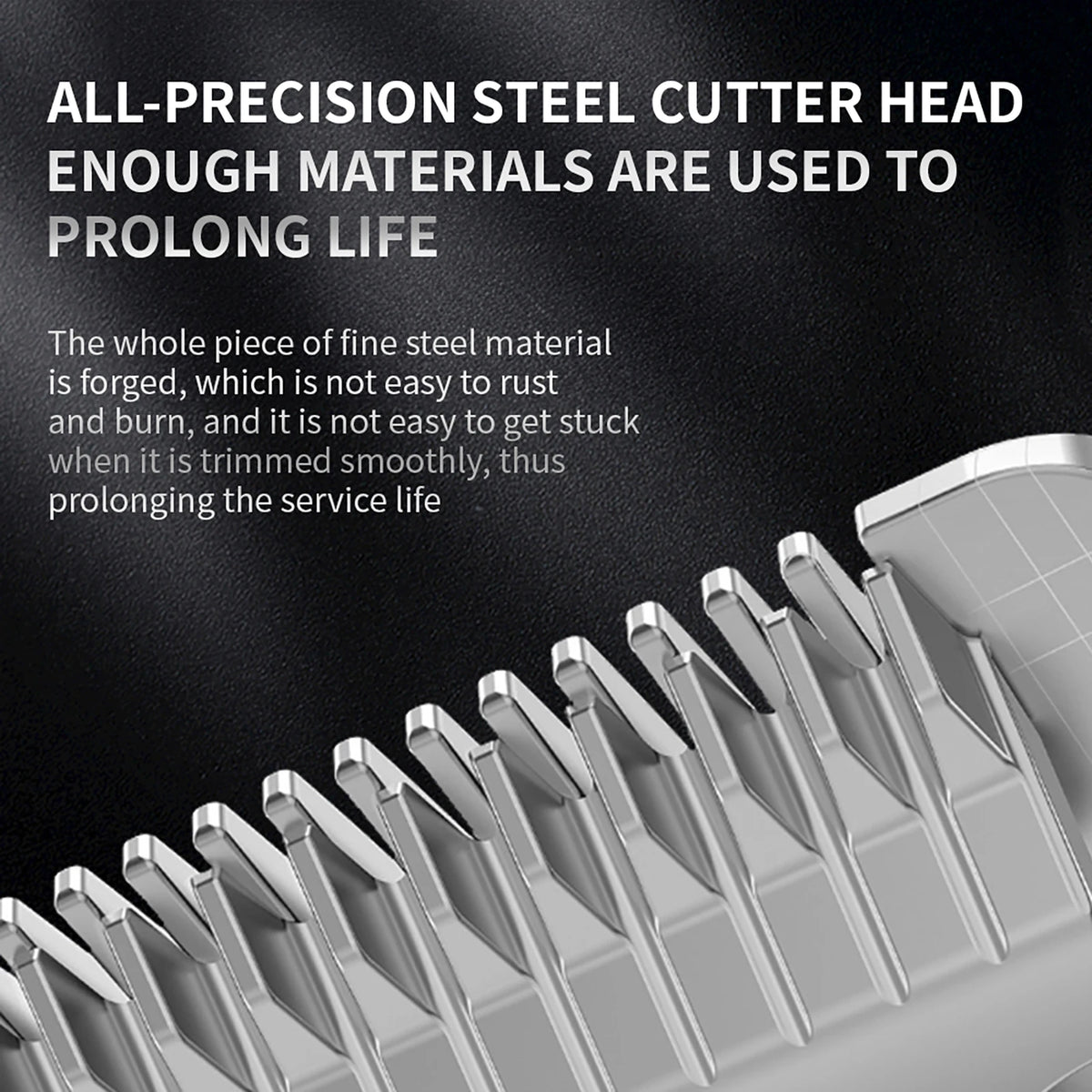 Professional Dog Hair Clipper All Metal Rechargeable Pet Grooming Trimmer