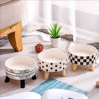 Stainless Steel Elevated Pet Bowls – Raised Feeding Dishes for Cats & Dogs