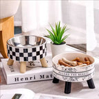 Stainless Steel Elevated Pet Bowls – Raised Feeding Dishes for Cats & Dogs
