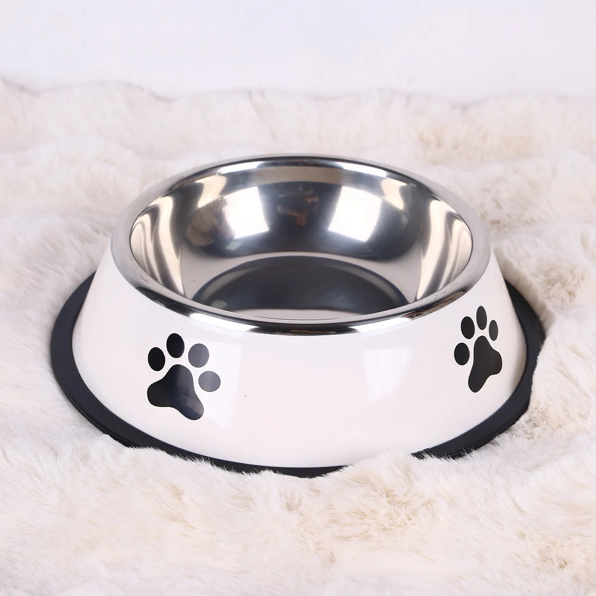 Stainless Steel Pet Food Bowl Anti-Slip Dog Feeding Dish