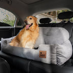 Dog Car Seat for Medium Large Dogs with Safety Harness