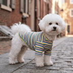 Cotton Striped Dog T-Shirt – Breathable & Comfortable