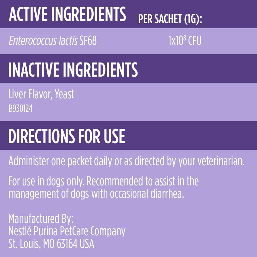 FortiFlora Pro Plan Canine Health Supplement Probiotic Powder for Dogs