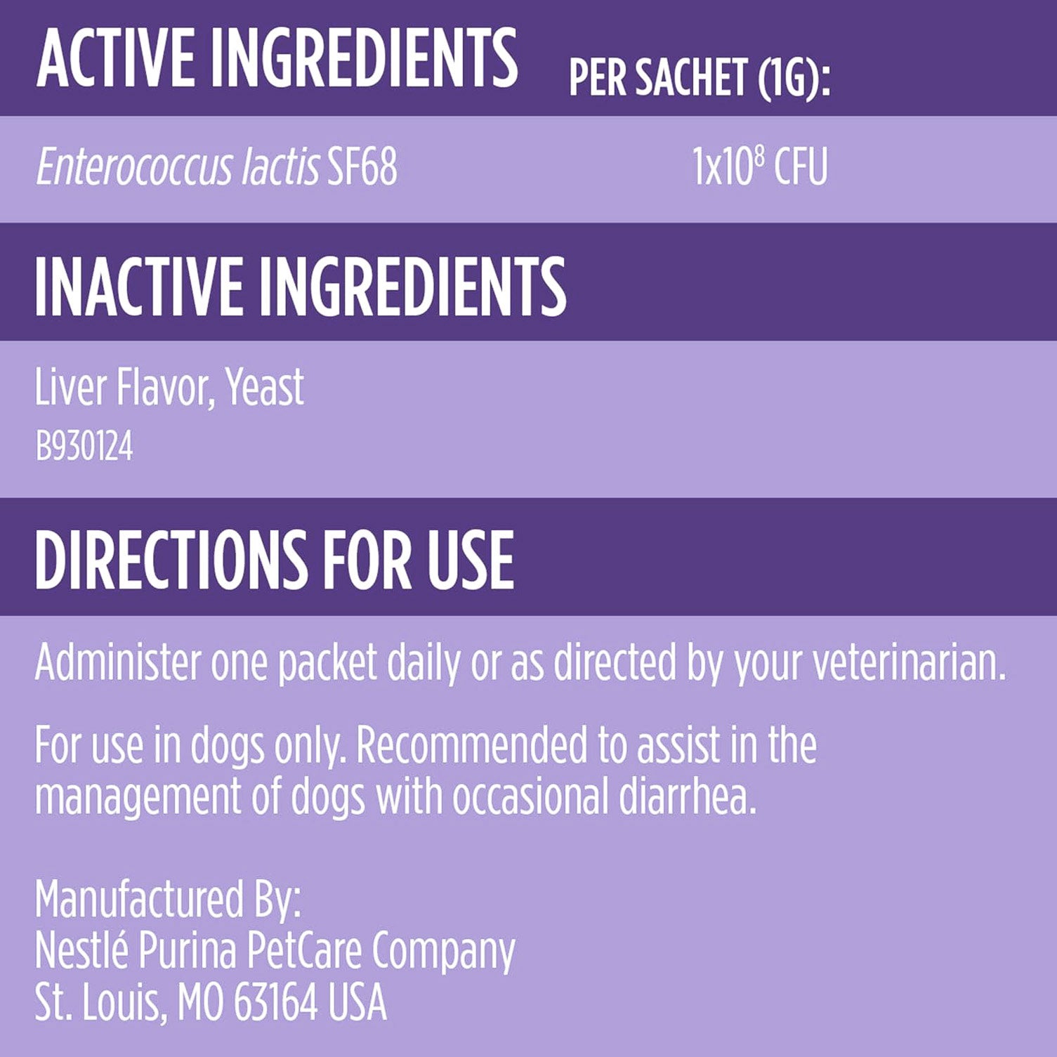 FortiFlora Pro Plan Canine Health Supplement Probiotic Powder for Dogs