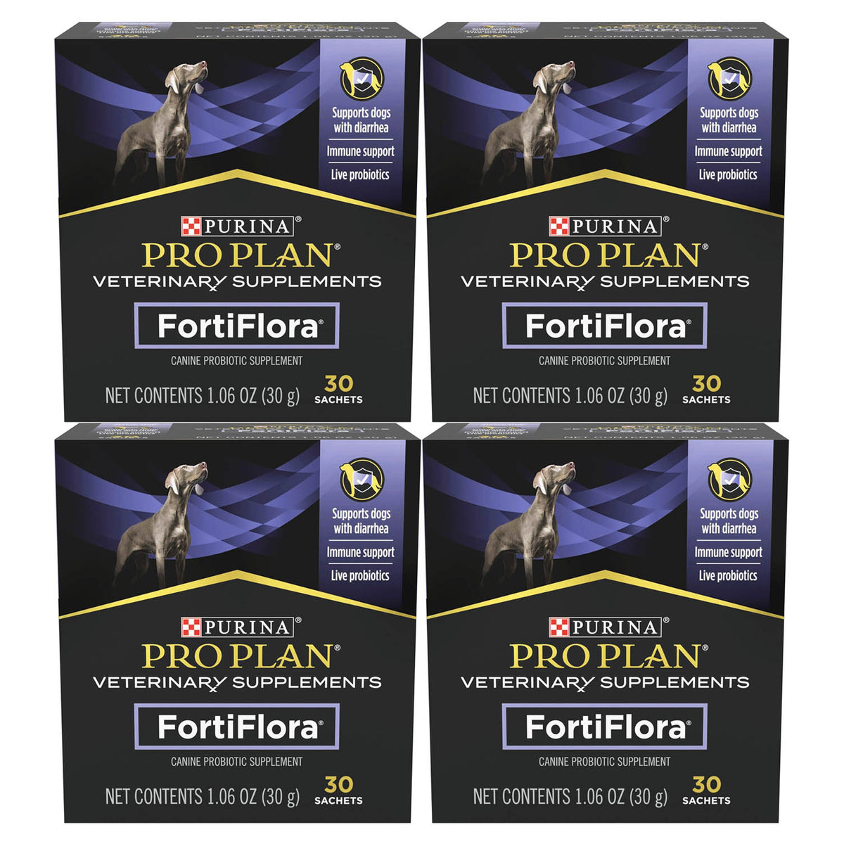 FortiFlora Pro Plan Canine Health Supplement Probiotic Powder for Dogs