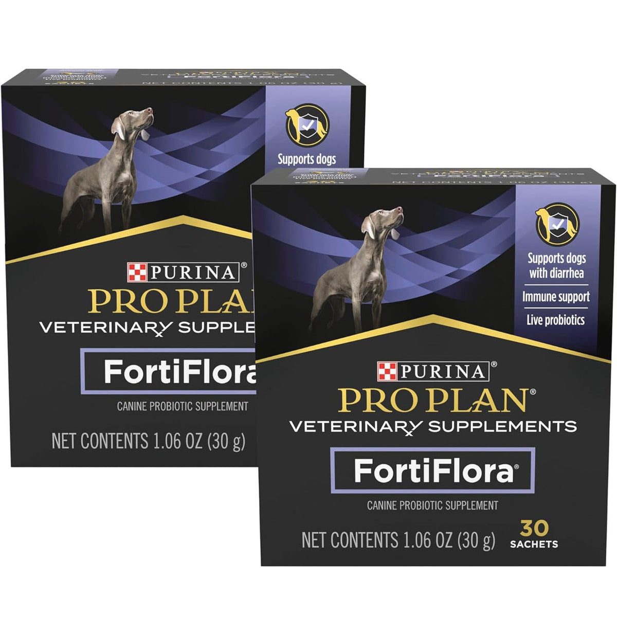 FortiFlora Pro Plan Canine Health Supplement Probiotic Powder for Dogs