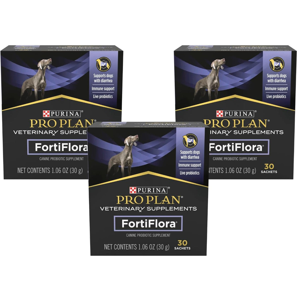 FortiFlora Pro Plan Canine Health Supplement Probiotic Powder for Dogs