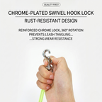 Dual Dog Leash with 360° Anti-Tangle Rotation | Retractable