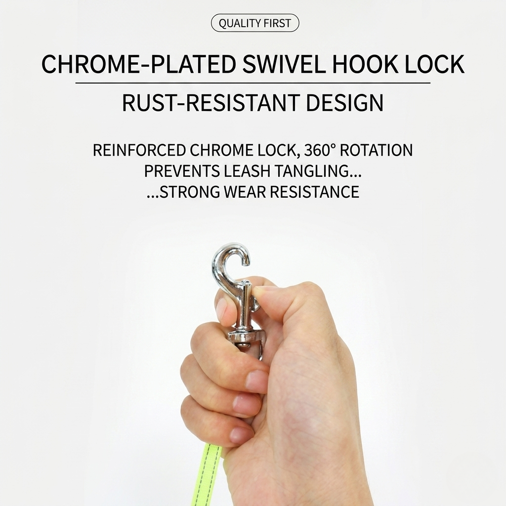 Dual Dog Leash with 360° Anti-Tangle Rotation | Retractable