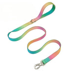 Extra Wide Nylon Dog Collar & Ombre Leash Set – Anti-Pull