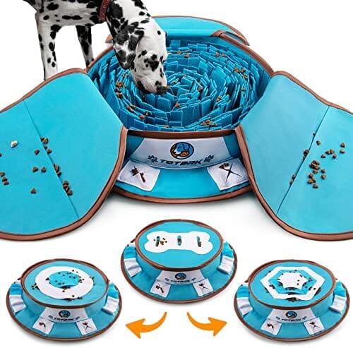 Dog Snuffle Mat Puzzle Toy - Interactive Foraging Enrichment Game