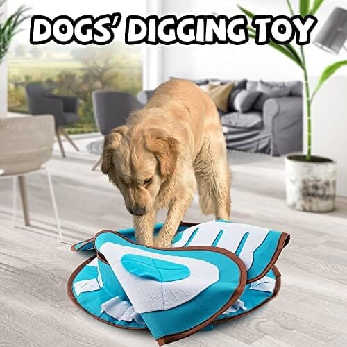 Dog Snuffle Mat Puzzle Toy - Interactive Foraging Enrichment Game
