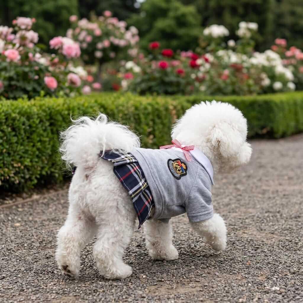 Plaid Dog Skirt Dress – Comfortable Summer Pet Apparel