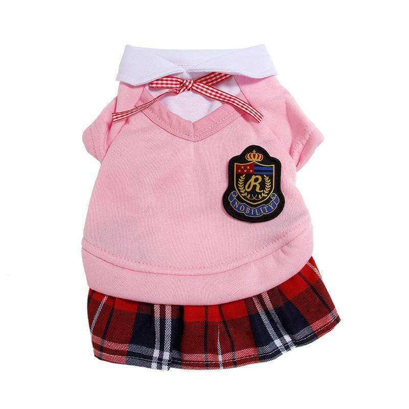 Plaid Dog Skirt Dress – Comfortable Summer Pet Apparel