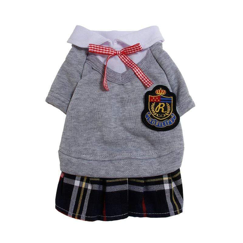 Plaid Dog Skirt Dress – Comfortable Summer Pet Apparel