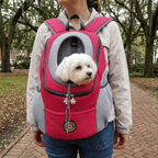 Portable Pet Carrier Chest Bag with Ventilated Window