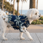 Hawaiian Tropical Print Dog Shirt – Summer Pet Apparel