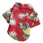 Hawaiian Tropical Print Dog Shirt – Summer Pet Apparel